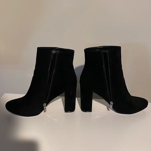 Suede ankle boots